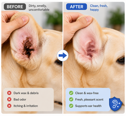 🔥 Last Day! 60% OFF Pet Ear Cleaner Finger Wipes for Dogs & Cats 🐾