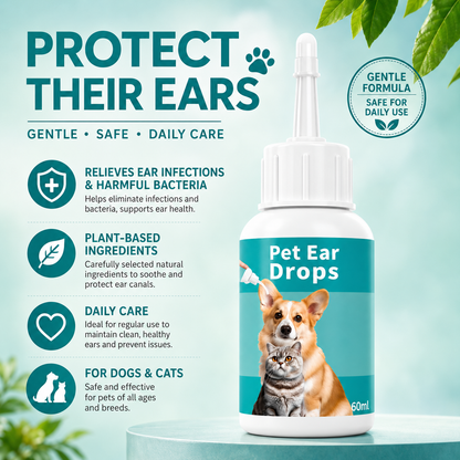 Gamlily™ 💧Pet Ear Drops for Dogs & Cats