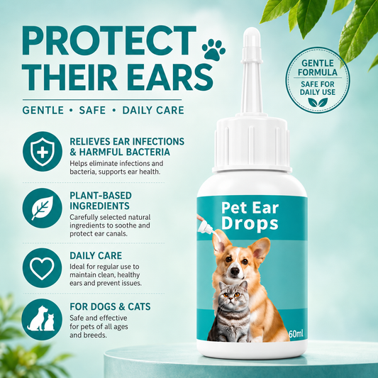 Gamlily™ 💧Pet Ear Drops for Dogs & Cats