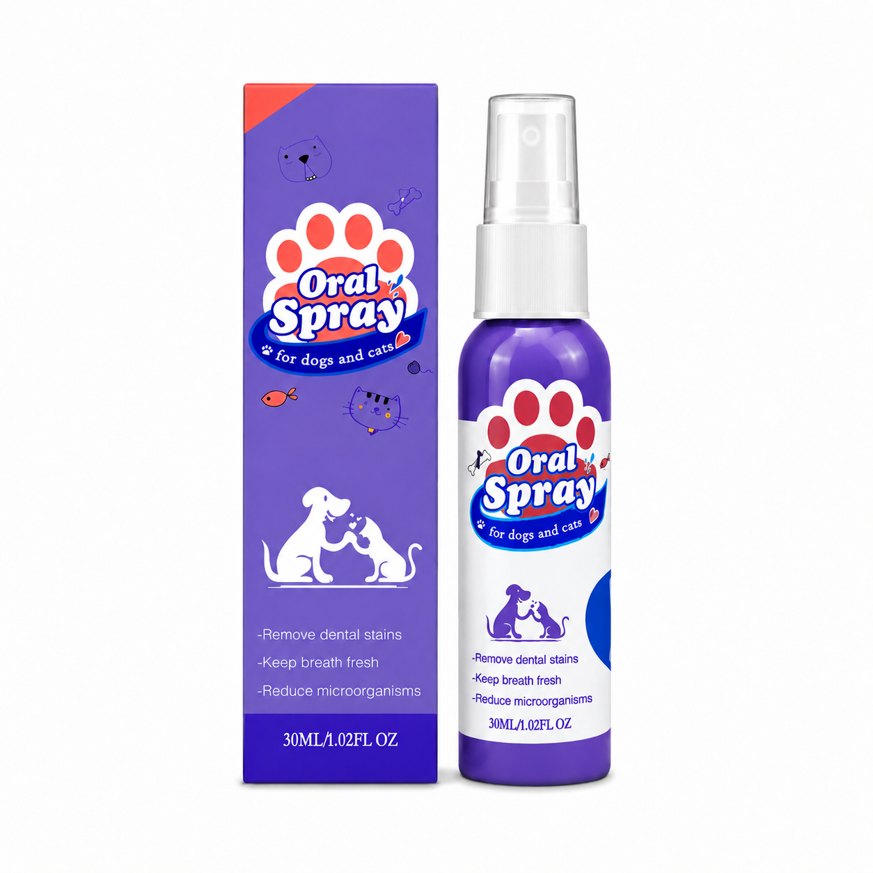 Gamlily® Pet Oral Spray ✅Freshen Breath, Remove Tartar & Promote gum regeneration, stabilize teeth 🦷